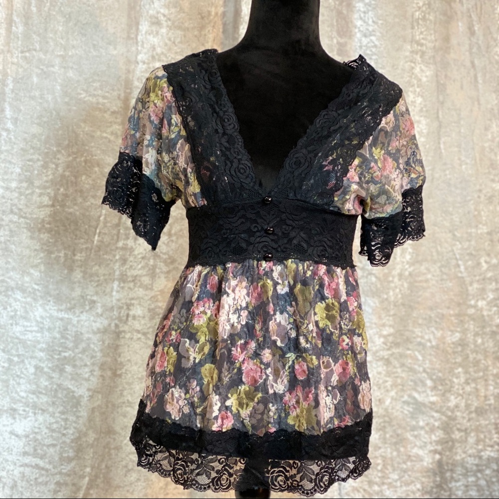 V neck/back Blouse